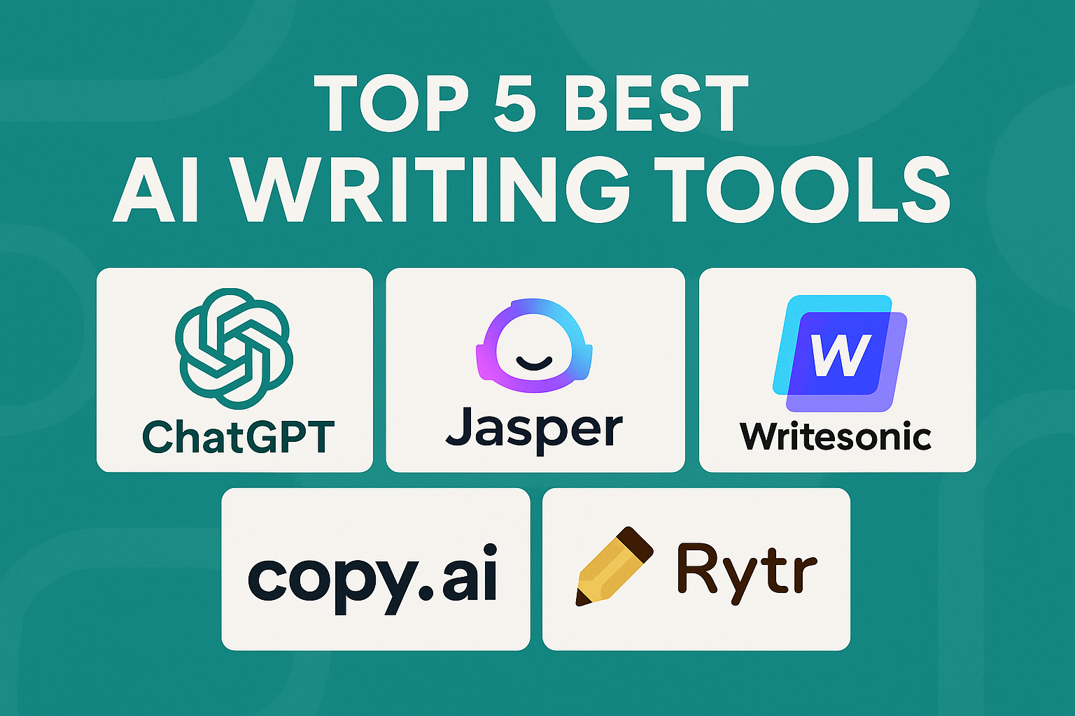 Top 5 Best AI Writing Tools in 2025 – Boost Your Productivity with AI!